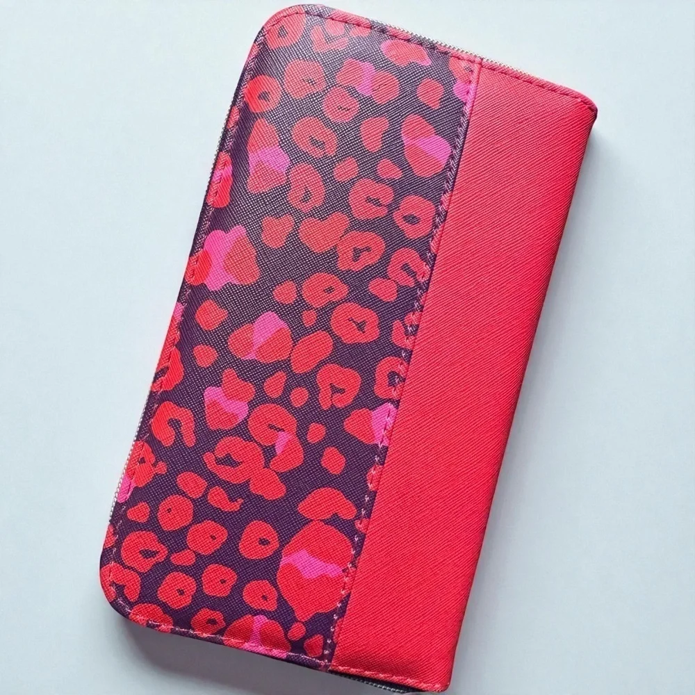 Isaac Mizrahi Poppy Leopard Cosmetic Brush Case NWOT